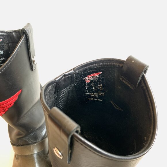 Red Wing Leather Biker Boots – Size 7 US /37,5 EUR - Picture 8 of 8